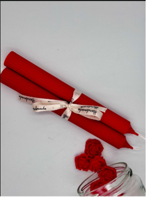 Textured Dinner Candle (Set of 2)